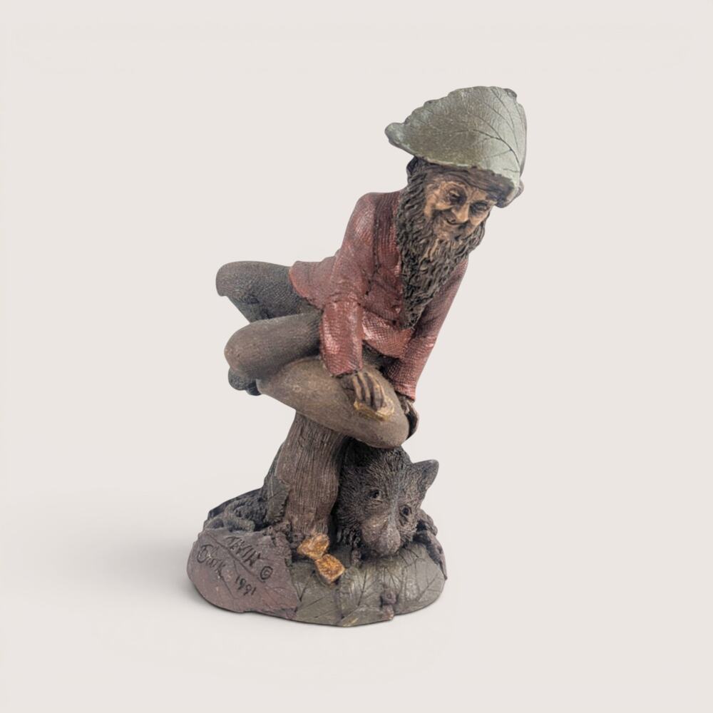 1991 Tom Clark Kevin Gnome Figurine Signed by Wolfe and Clark